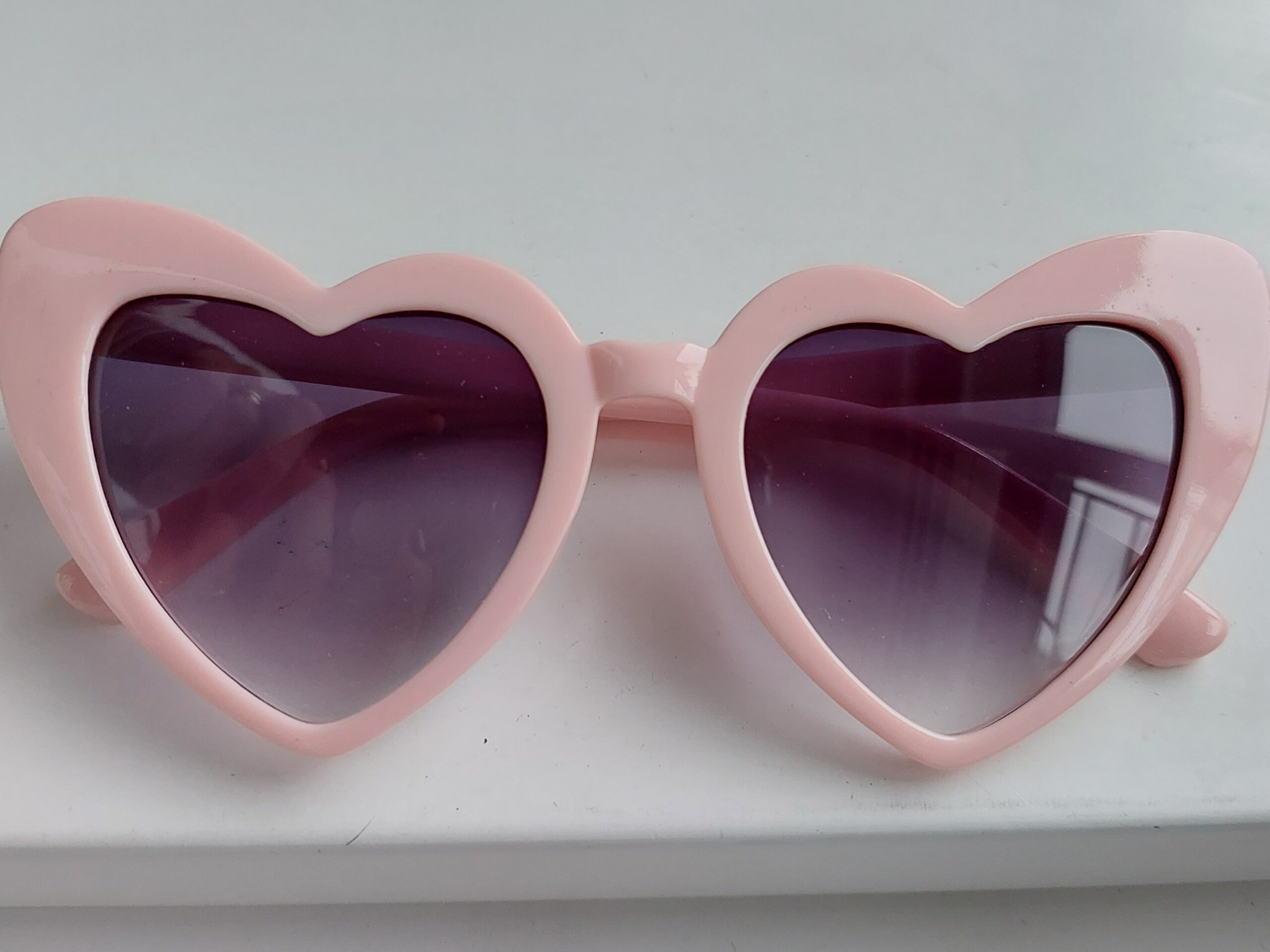 Heart Shaped Sunglasses- PINK